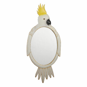 Mirror Parrot White 22.5x50.5cm