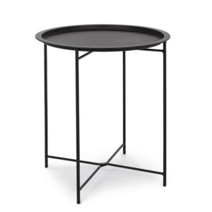 Wissant Black Coffee Table With Tray D46