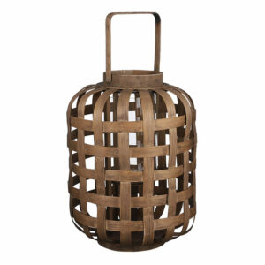 Lantern Dark Brown 42.5x30.5cm