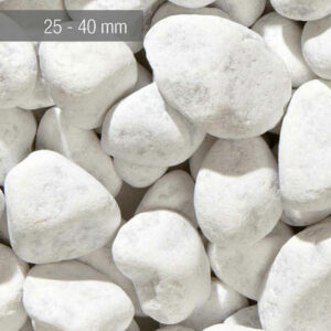 Stones 25 Kg Bianco Carrara 25-40mm