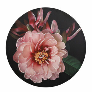 Wall Decoration Flower Pink 70cm