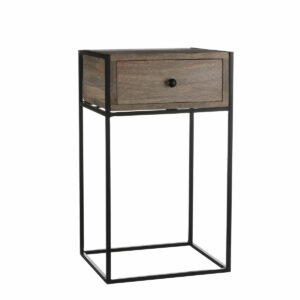 Adamo Side Table White Wash