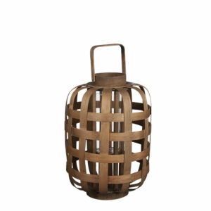 Lantern Dark Brown 37x25.5cm