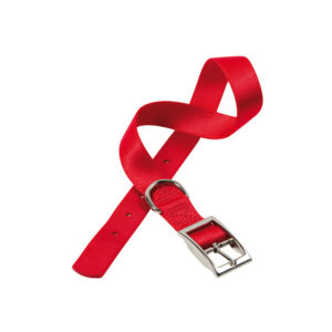 Collar C With Buckle In Red Nylon