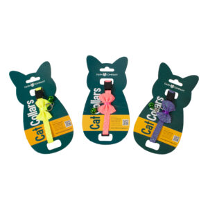 Kit Collar Glitter Cat Bow Assorted 10x30cm