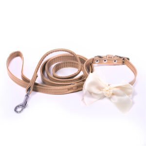 Muzzle Kit Collar + Leash With Bow 12x20cm