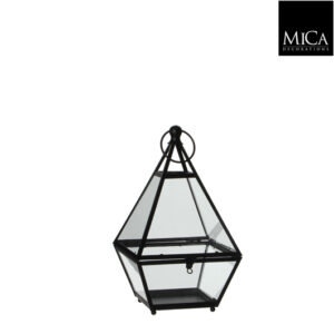 Lois Lantern Black 17x16x28cm