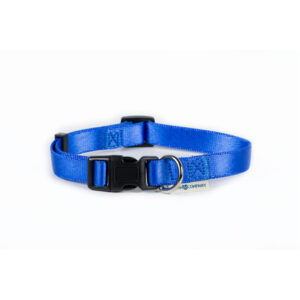 Adjustable Collar In Blue Nylon