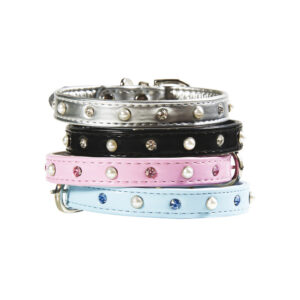 Silver Collar With Pearls & Strass