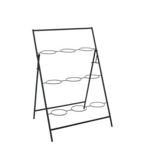 Groove Potholder Black - 57x10x91cm